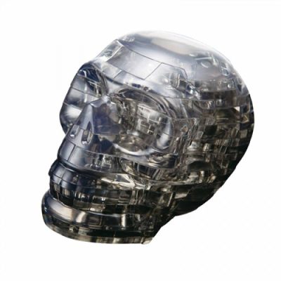 Puzzle 3D en Plexiglas - Crâne noir HCM Kinzel