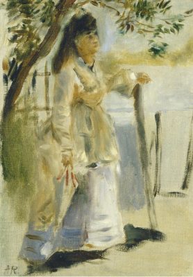 Puzzle Auguste Renoir : Femme à la Barrière