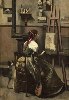 Puzzle Jean-Baptiste-Camille Corot : Atelier de l'Artiste
