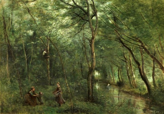 Puzzle Jean-Baptiste-Camille Corot : Les Ramasseurs d'Anguille