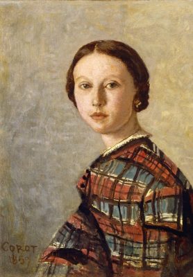 Puzzle Jean-Baptiste-Camille Corot : Portrait de Jeune Fille