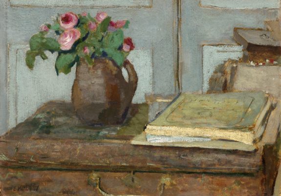 Puzzle Edouard Vuillard : La palette de l'Artiste et un Vase avec des Roses
