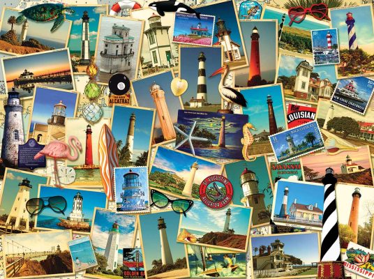 Puzzle Kate Ward Thacker - Southern Lighthouses SunsOut