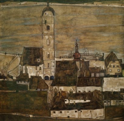 Puzzle Egon Schiele : Stein sur le Danube II