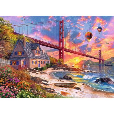 Puzzle en Bois - Sunset at Golden Gate Trefl Wood Craft