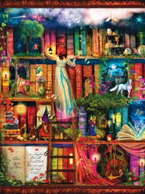 Puzzle Aimee Stewart - Treasure Hunt Bookshelf SunsOut