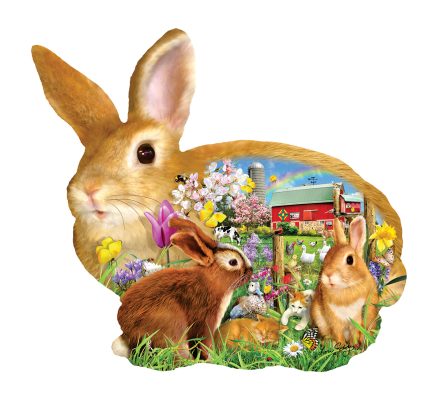 Puzzle Lori Schory - Springtime Bunnies SunsOut