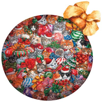 Puzzle Décoration de Noël Chats SunsOut