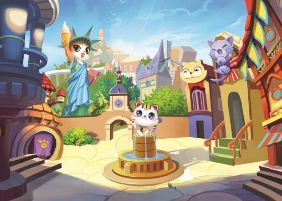 Puzzle The Kitty Town Art Puzzle