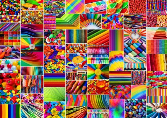 Puzzle Collage - Couleurs Grafika