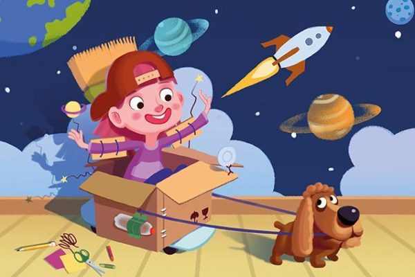 Puzzle en Bois - Mini Astronaute Art Puzzle