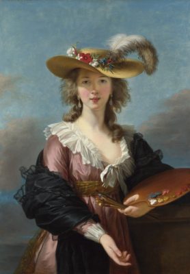 Puzzle Elisabeth Vigée-Lebrun : Autoportrait au Chapeau de Paille