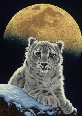 Puzzle Schim Schimmel - Moon Leopard Grafika