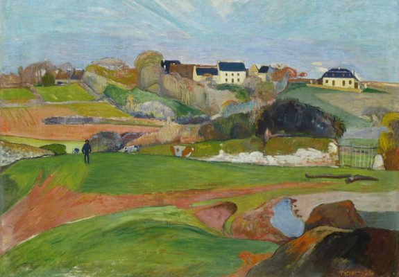 Puzzle Paul Gauguin : Paysage à Pouldu