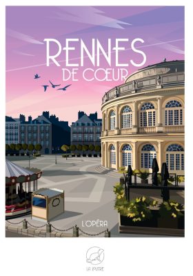 Puzzle RENNES de Coeur - L'Opéra La Loutre
