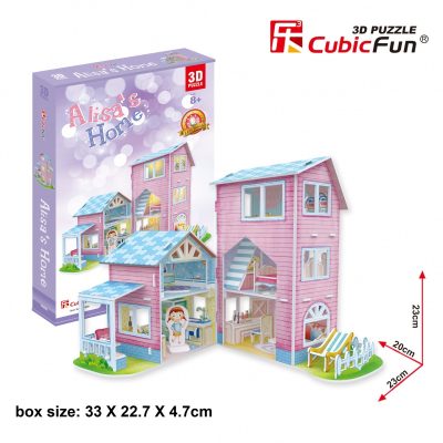 Puzzle 3D - Alisa's Home Cubic Fun