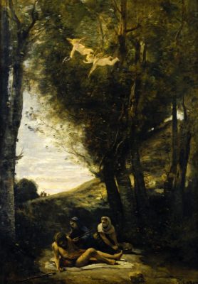 Puzzle Jean-Baptiste-Camille Corot : Saint Sebastian Succored by the Holy Wom