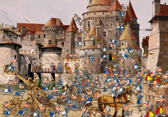 Puzzle François Ruyer - Attaque du Château Grafika Kids
