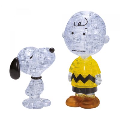 Puzzle 3D - Crystal Puzzle - Snoopy & Charlie Brown HCM Kinzel