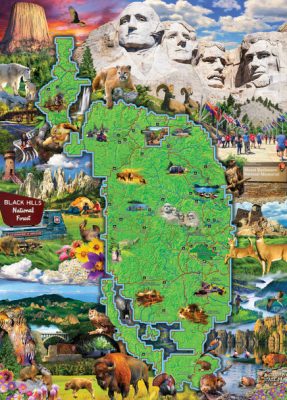 Puzzle Parcs Nationaux - Black Hills Master Pieces