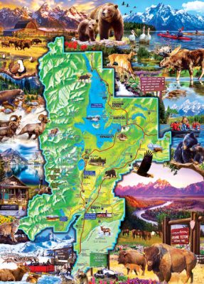 Puzzle Parcs Nationaux - Grand Teton National Park Master Pieces