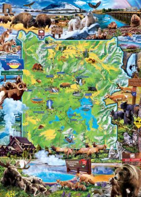 Puzzle Parcs Nationaux - Yellowstone Master Pieces