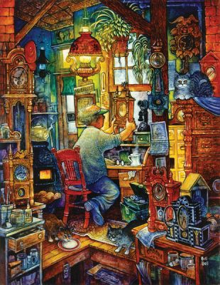 Puzzle Bill Bell - The Clockmaker SunsOut