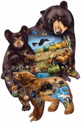 Puzzle Cynthie Fisher - Bear Family Adventure SunsOut