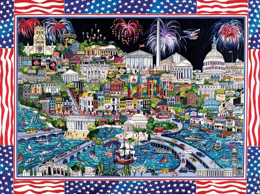 Puzzle Sharie Hatchett Bohlmann - Fireworks over Washington DC
