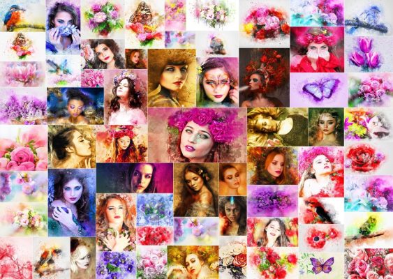 Puzzle Collage - Femmes Grafika