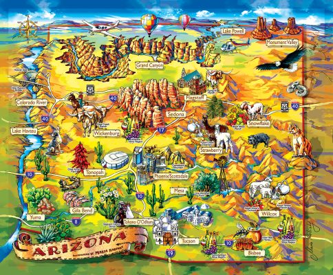 Puzzle Maria Rabinky - Arizona Map SunsOut