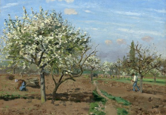 Puzzle Camille Pissarro : Verger en Fleurs