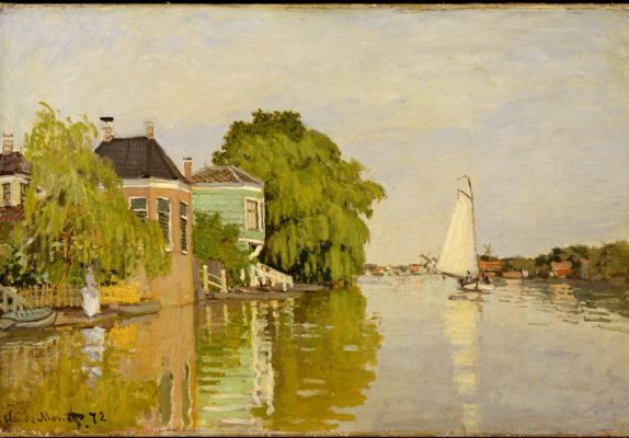 Puzzle Claude Monet: Maisons sur le Achterzaan