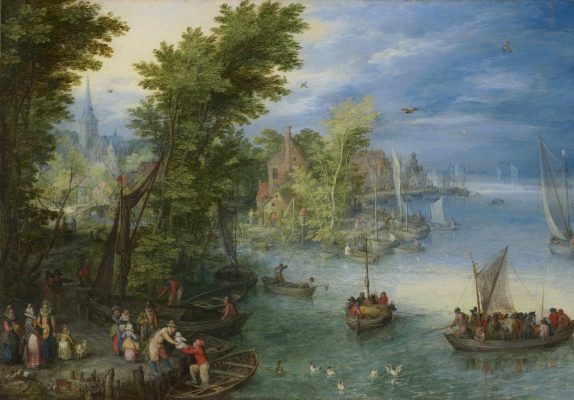 Puzzle Jan Brueghel - River Landscape