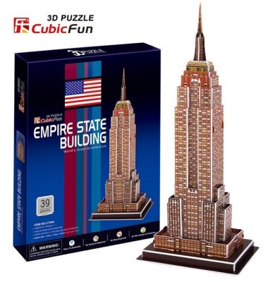 Puzzle 3D - New York : Empire State Building Cubic Fun