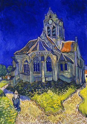 Puzzle Vincent Van Gogh: Eglise à Auvers-sur-Oise Enjoy Puzzle