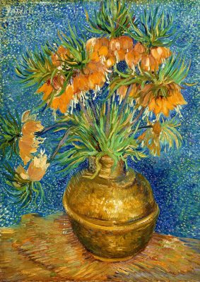 Puzzle Vincent Van Gogh: Fritillaries in a Copper Vase Enjoy Puzzle