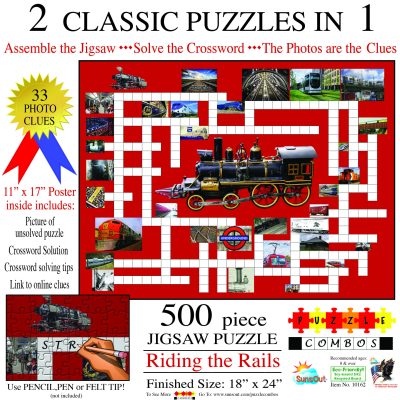Irv Brechner - Puzzle Combo: Riding the Rails SunsOut