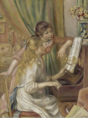 Puzzle Auguste Renoir : Jeunes filles au piano