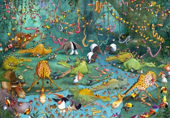 Puzzle François Ruyer : La Jungle Grafika Kids