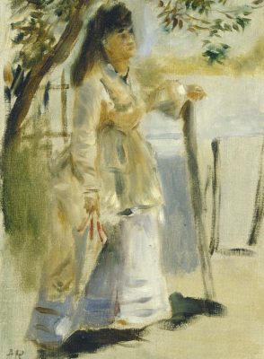 Puzzle Auguste Renoir : Femme à la Barrière
