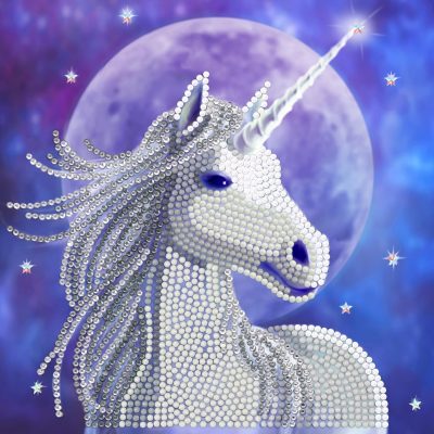 Puzzle Crystal Art - Kit Broderie Diamant - Anne Stokes - Licorne