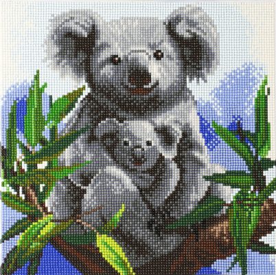Puzzle Crystal Art - Kit Broderie Diamant - Koala