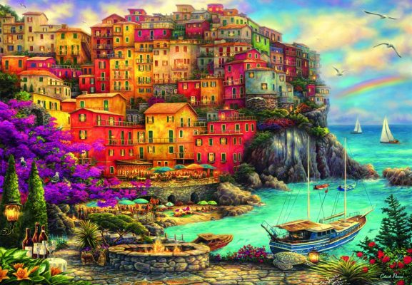 Puzzle A Beautiful Day at Cinque Terre Bluebird Puzzle