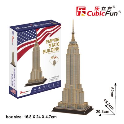 Puzzle 3D - Empire State Building (Difficulté: 4/8) Cubic Fun