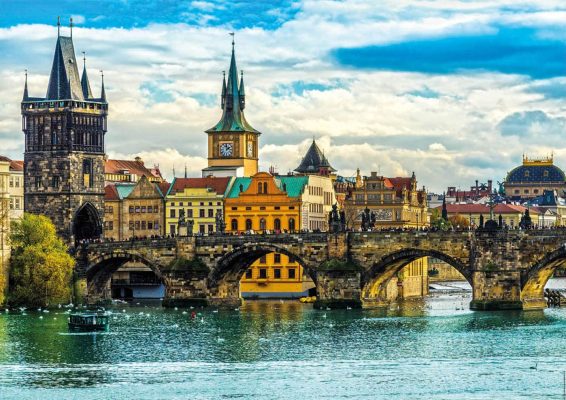 Puzzle Vue de Prague Educa