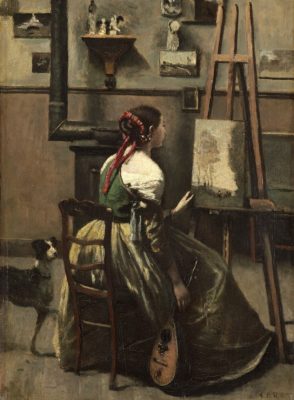 Puzzle Jean-Baptiste-Camille Corot : Atelier de l'Artiste