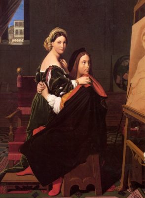 Puzzle Jean-Auguste-Dominique Ingres : Raphaël et la Fornarina