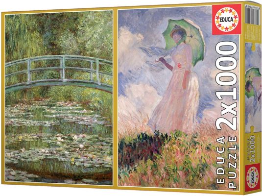 2 Puzzles - Claude Monet Educa