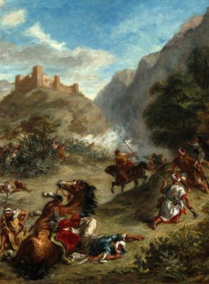 Puzzle Eugène Delacroix : Arabes tiraillés dans les montagnes
